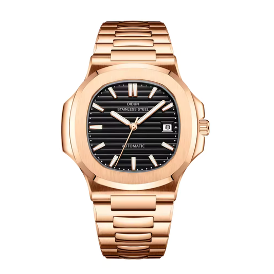 Blue Dial Stainless Steel Watch