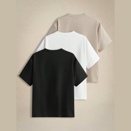 Oversized Short-Sleeve T-Shirt - Multi-Color Pack