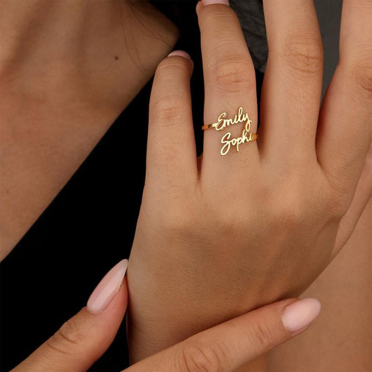 Customize Name Ring
