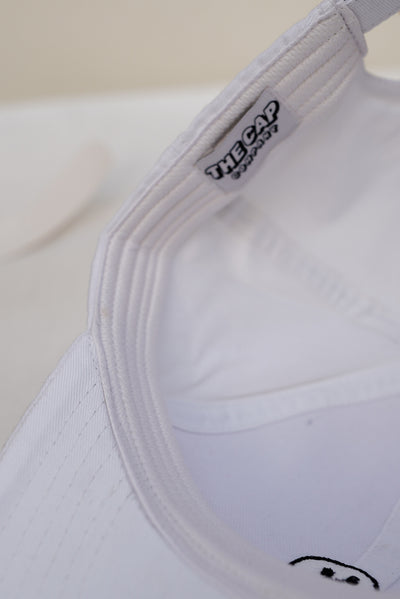 White Ghost Embroidered Cap