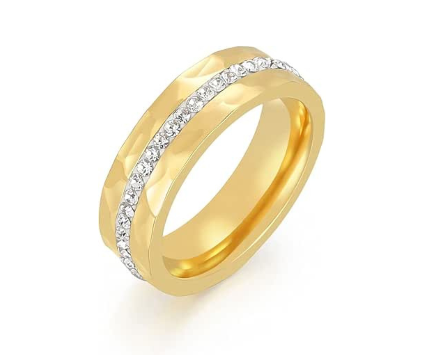 Classic Gold-Toned Couple Ring Set