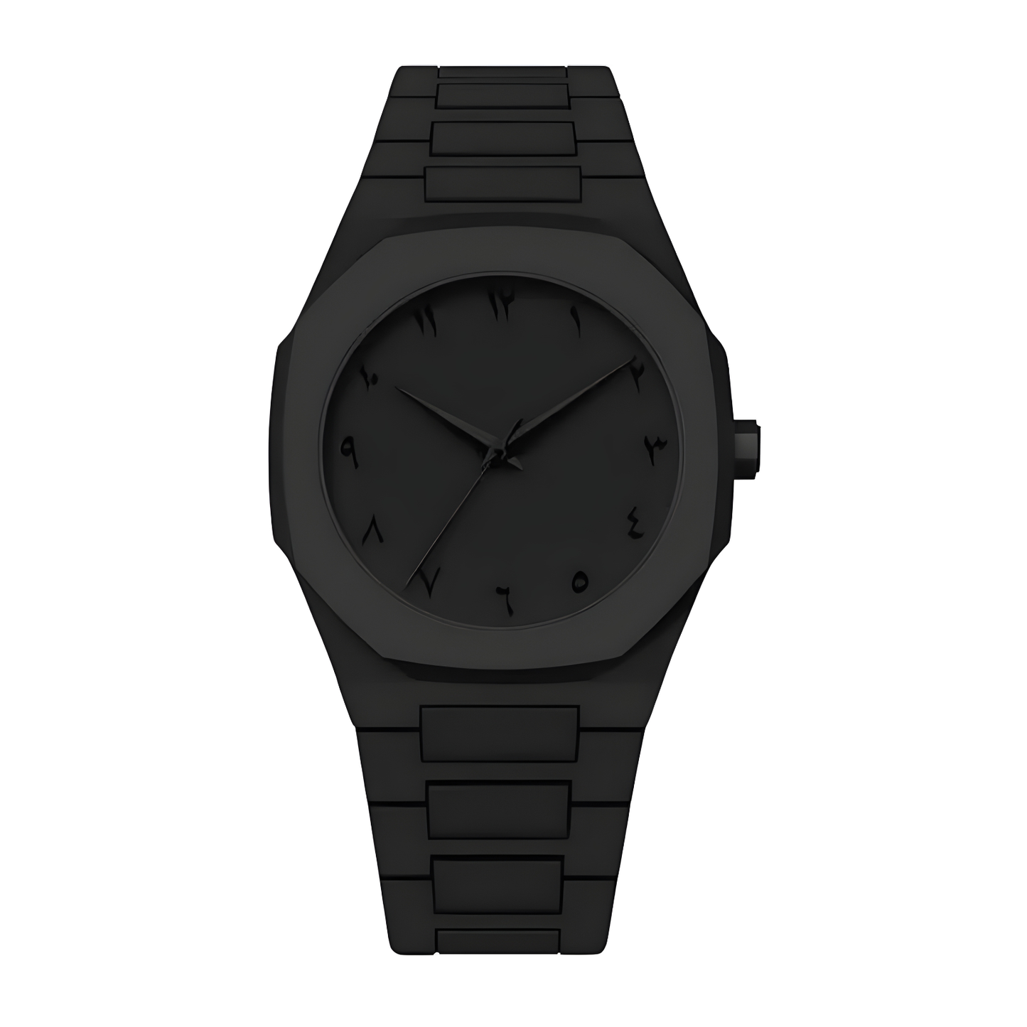 Black Aura Arabic Dial Watch