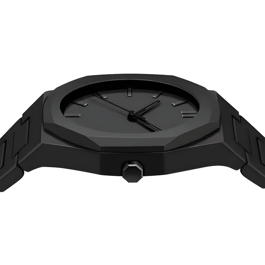 Black Aura Arabic Dial Watch