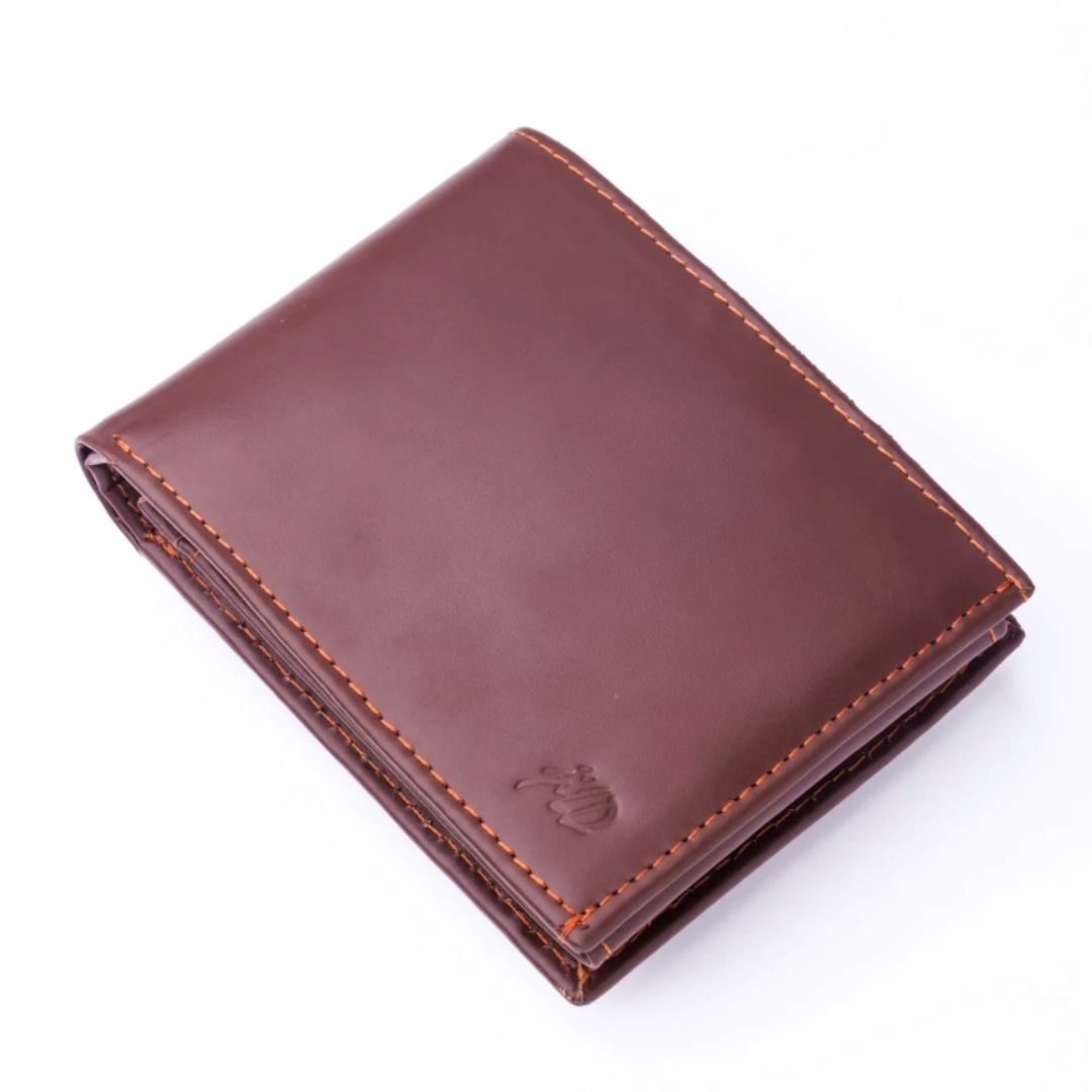 Men Bifold Wallet - Genuine Leather Purse