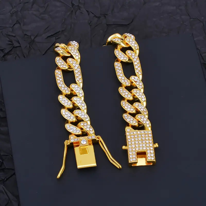 Men - Iced Cuban Link Bracelet  |  Vogue Vault PK