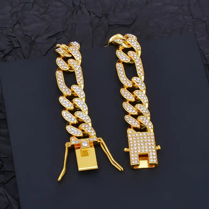 Men - Iced Cuban Link Bracelet