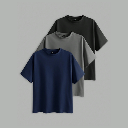 Oversized T-Shirt Three-Color Pack