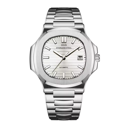 Blue Dial Stainless Steel Watch