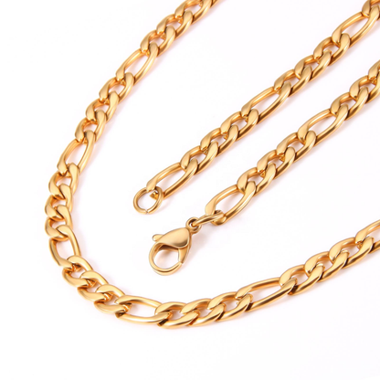 Tone Figaro Chain - Titanium Steel, Adjustable Fit