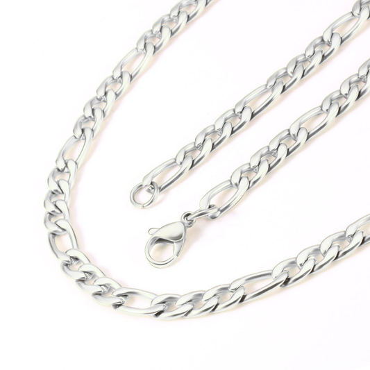 Tone Figaro Chain - Titanium Steel, Adjustable Fit