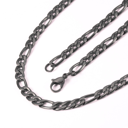 Tone Figaro Chain - Titanium Steel, Adjustable Fit