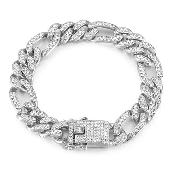 Men - Iced Cuban Link Bracelet  |  Vogue Vault PK
