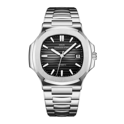 Blue Dial Stainless Steel Watch