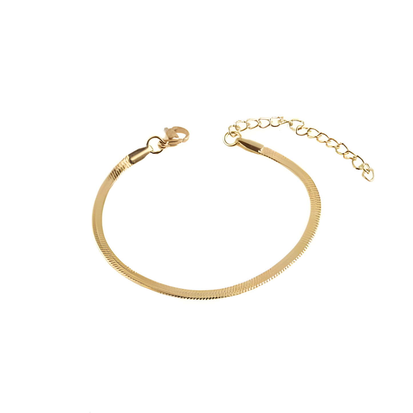 Snack Style Stainless Steel Chain Bracelet