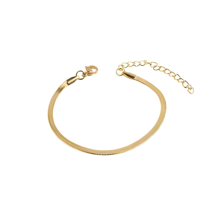 Snack Style Stainless Steel Chain Bracelet