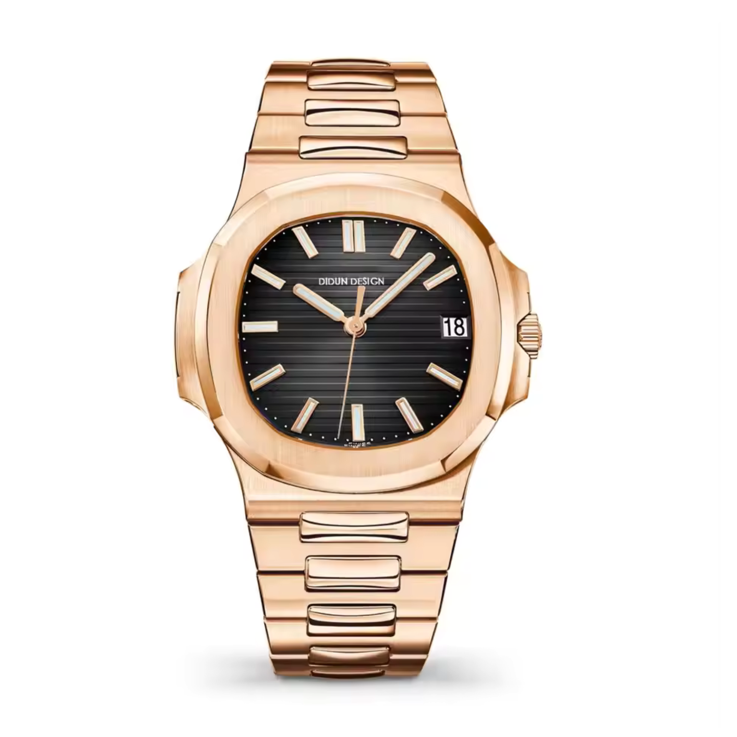 Blue Dial Stainless Steel Watch