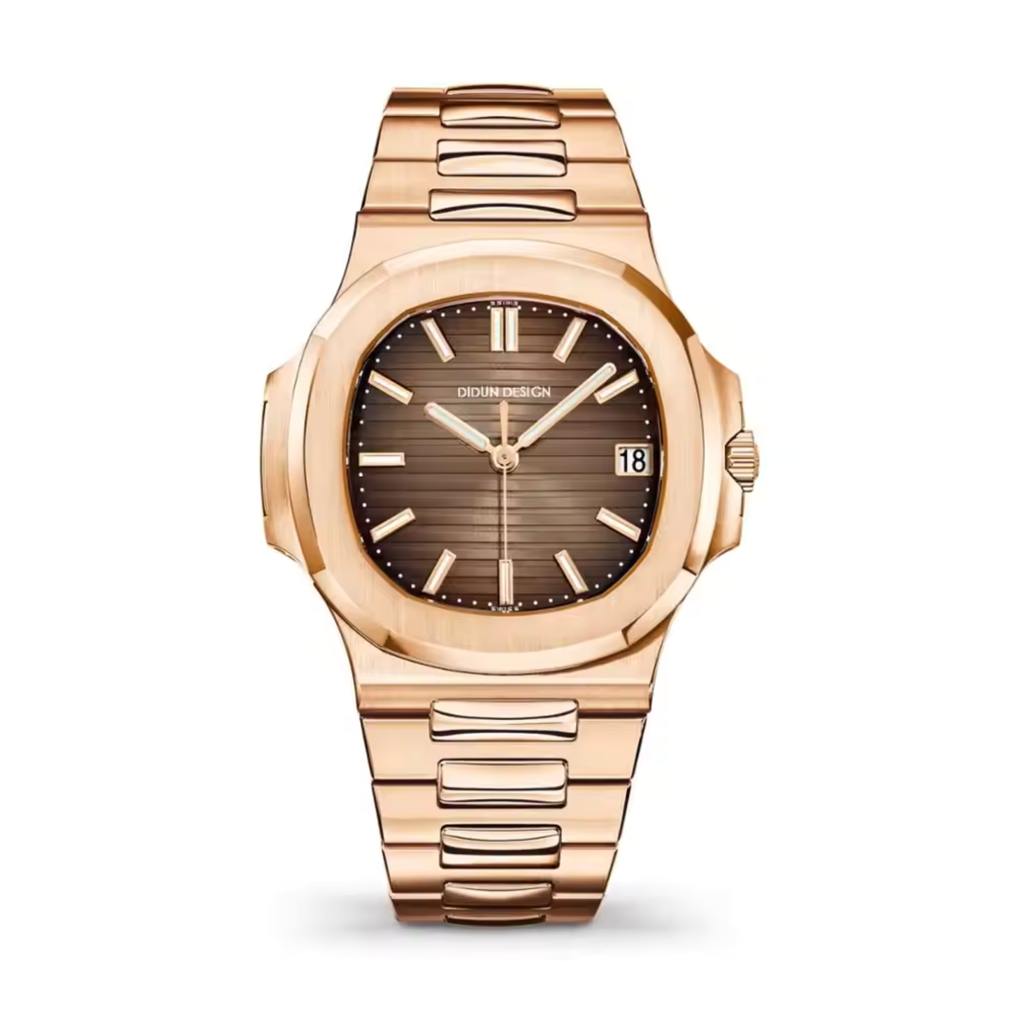 Blue Dial Stainless Steel Watch