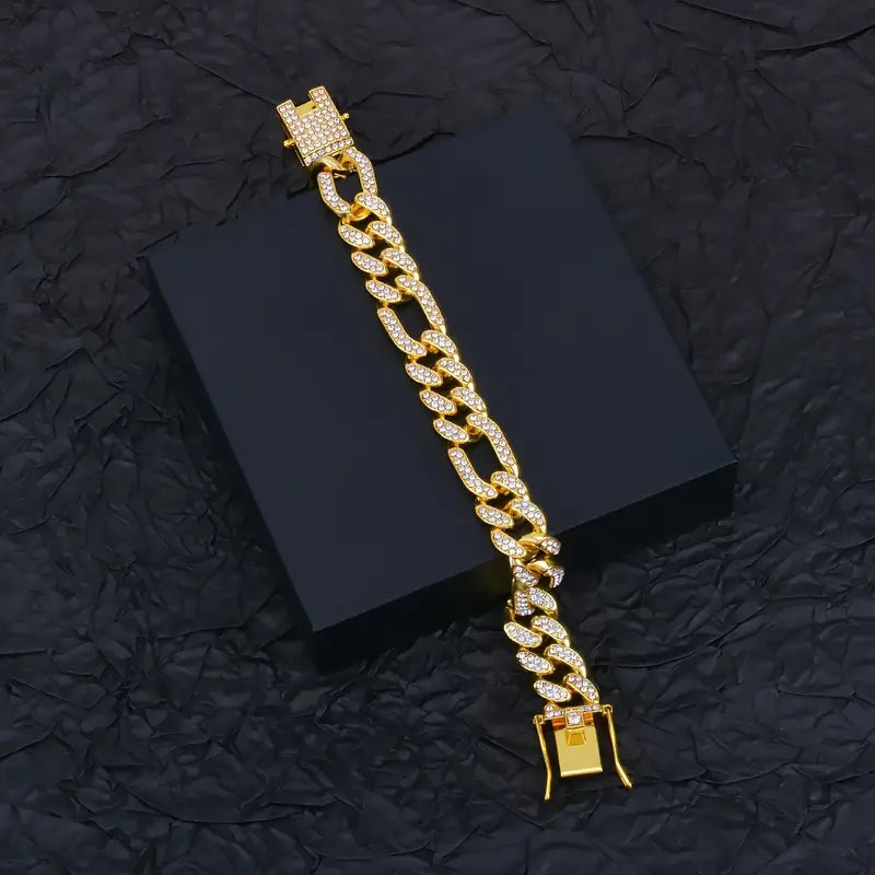Men - Iced Cuban Link Bracelet  |  Vogue Vault PK