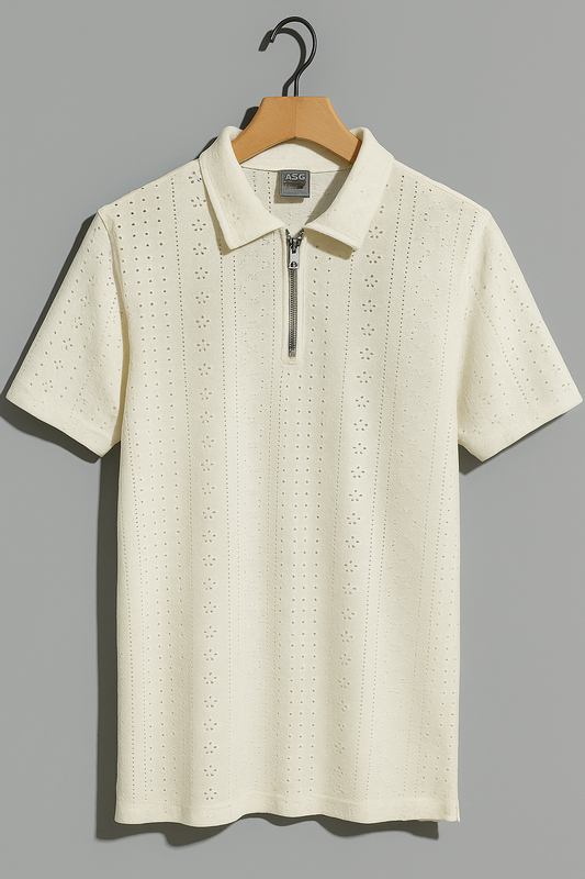 Off-White Perforated T-Shirt