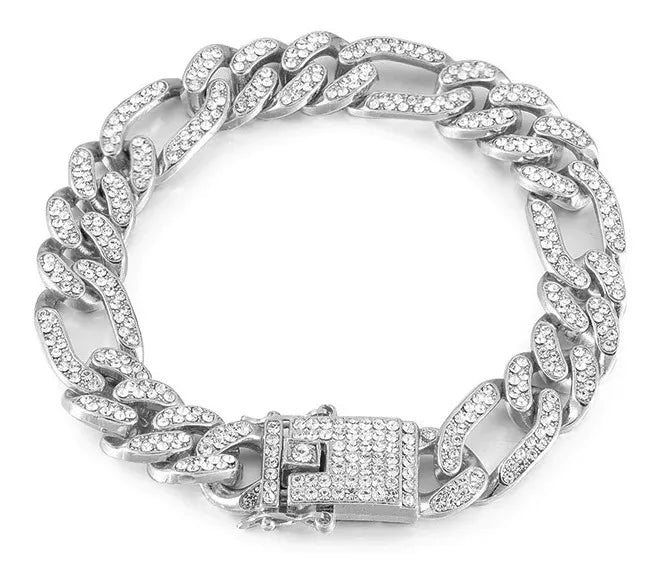 Men - Iced Cuban Link Bracelet  |  Vogue Vault PK