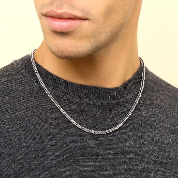 Stainless Steel Foxtail Neck Chain