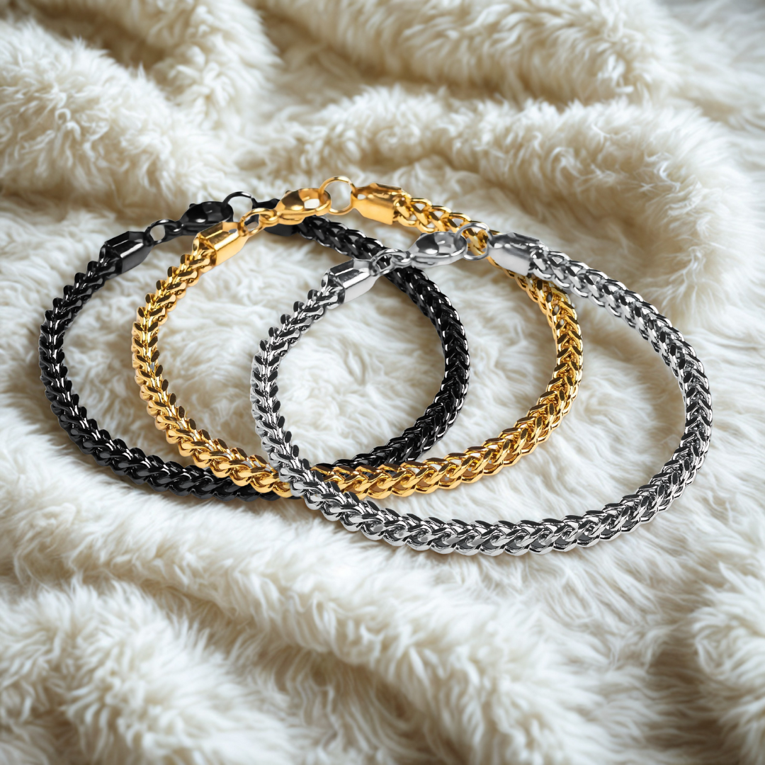 Foxtail Chain Bracelet – Imported Stainless Steel