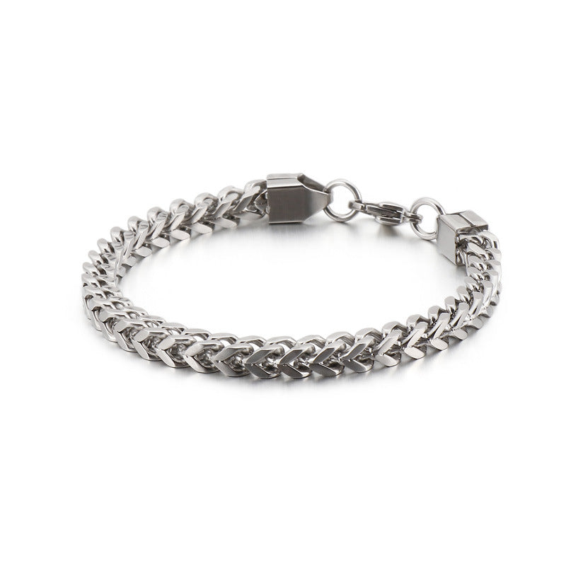 Foxtail Chain Bracelet – Imported Stainless Steel