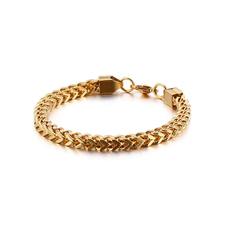 Foxtail Chain Bracelet – Imported Stainless Steel