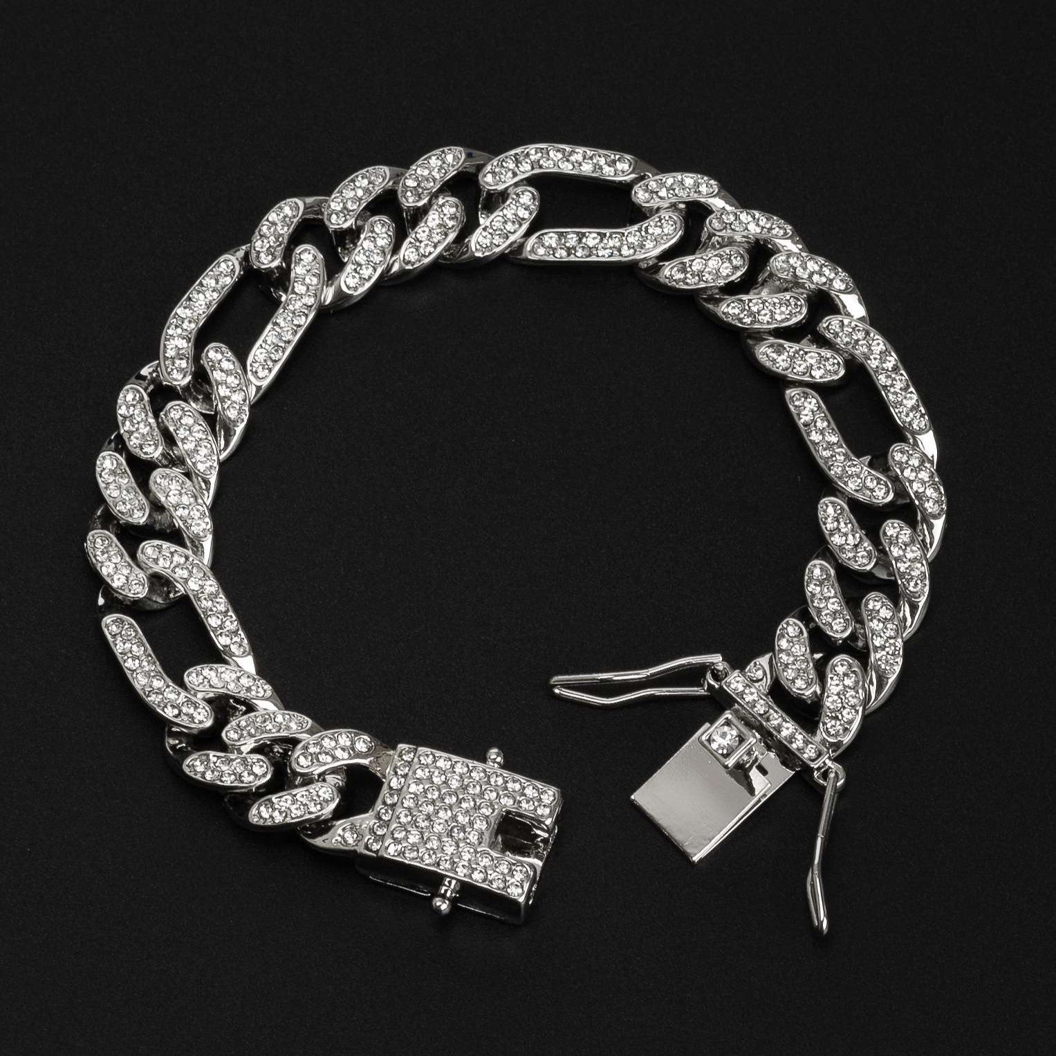 Men - Iced Cuban Link Bracelet  |  Vogue Vault PK
