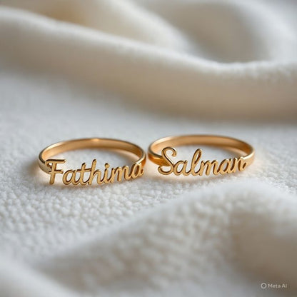 Customize Name Ring