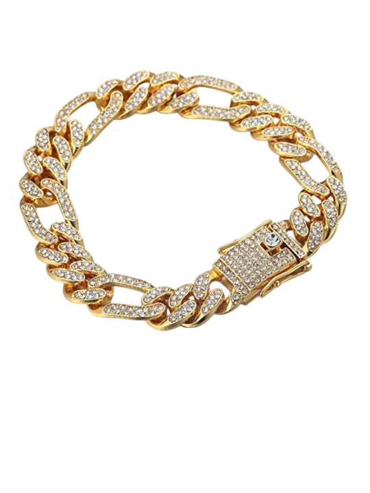 Men - Iced Cuban Link Bracelet  |  Vogue Vault PK