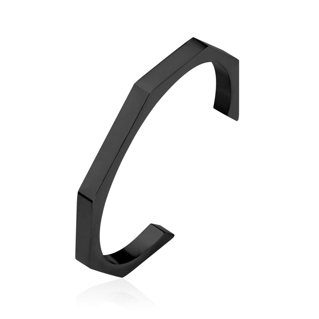 Modern Hexagon Cuff Bracelet