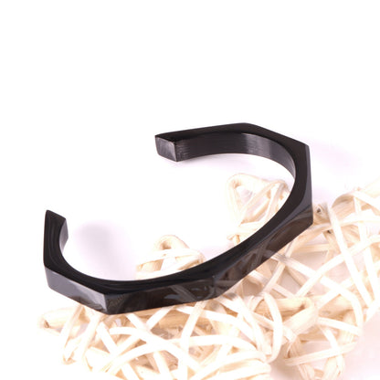 Modern Hexagon Cuff Bracelet