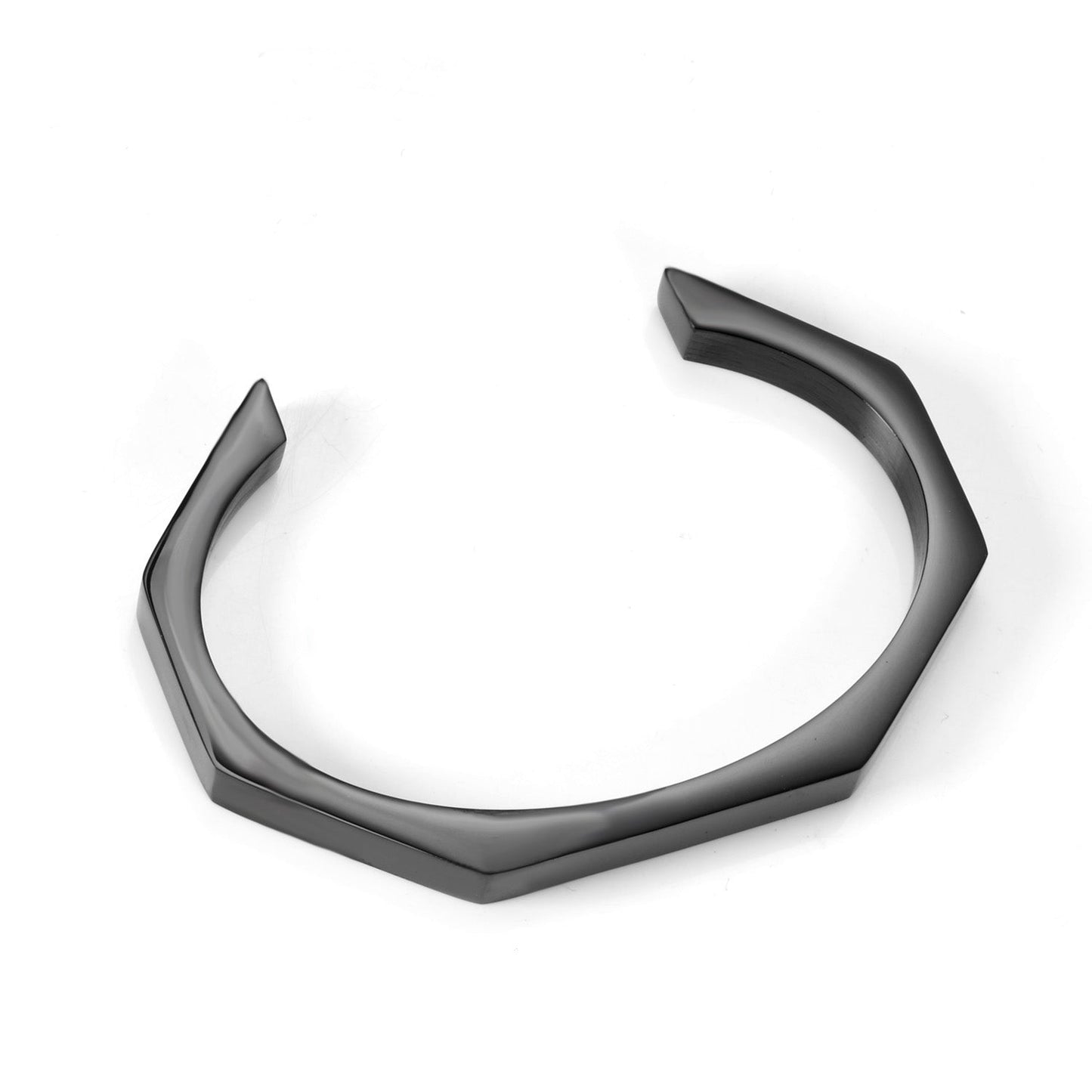 Modern Hexagon Cuff Bracelet