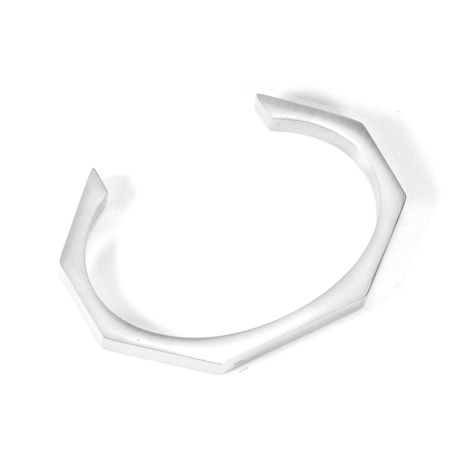 Modern Hexagon Cuff Bracelet