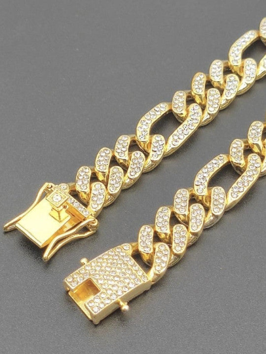 Men - Iced Cuban Link Bracelet  |  Vogue Vault PK