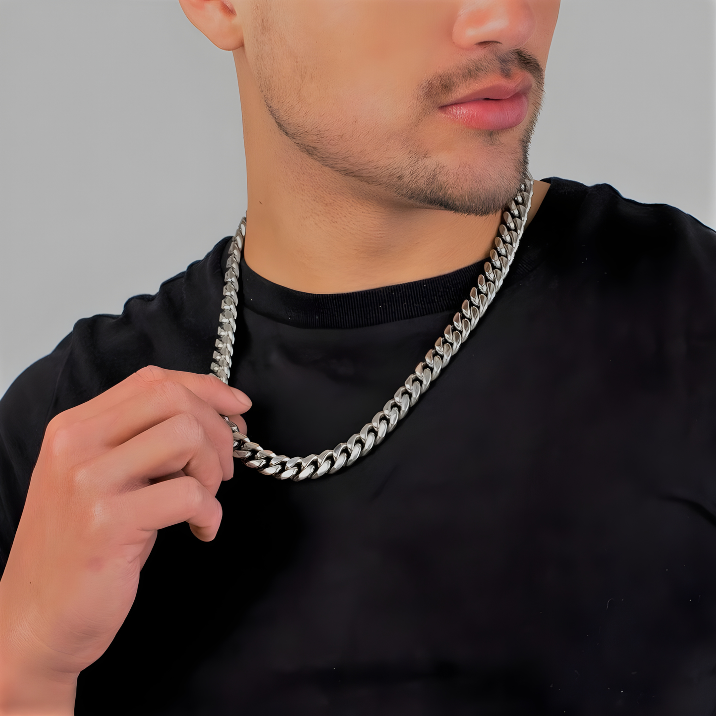 3mm Diamond Cut Curb Chain Necklace