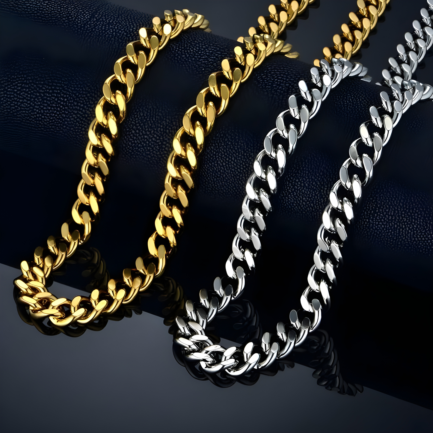 3mm Diamond Cut Curb Chain Necklace