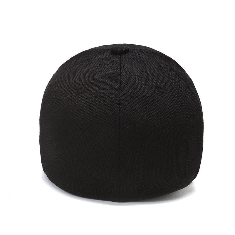 Classic-Black-Casual Fixed Cap
