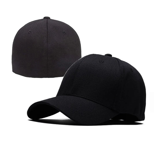 Classic-Black-Casual Fixed Cap